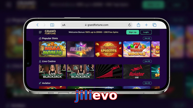 Main screen of Jilievo ios page for PK players